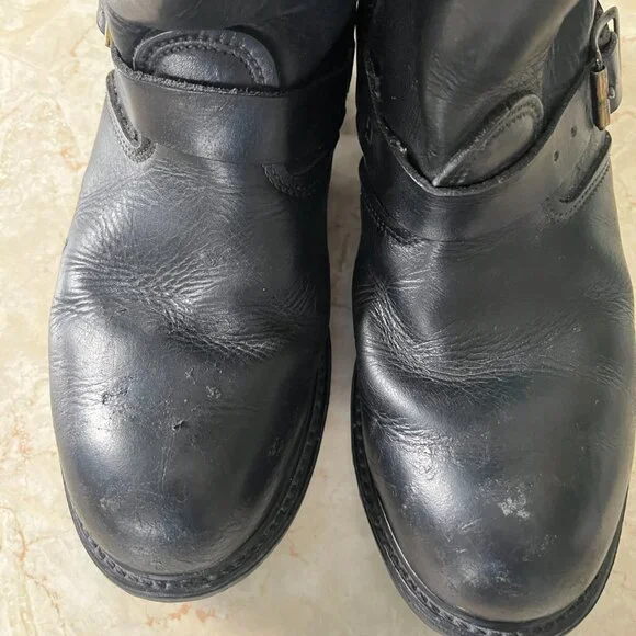 VTG Red Bird Carolina Boots Sz 11.5 Steel Toe Engineer Boots Powerline
